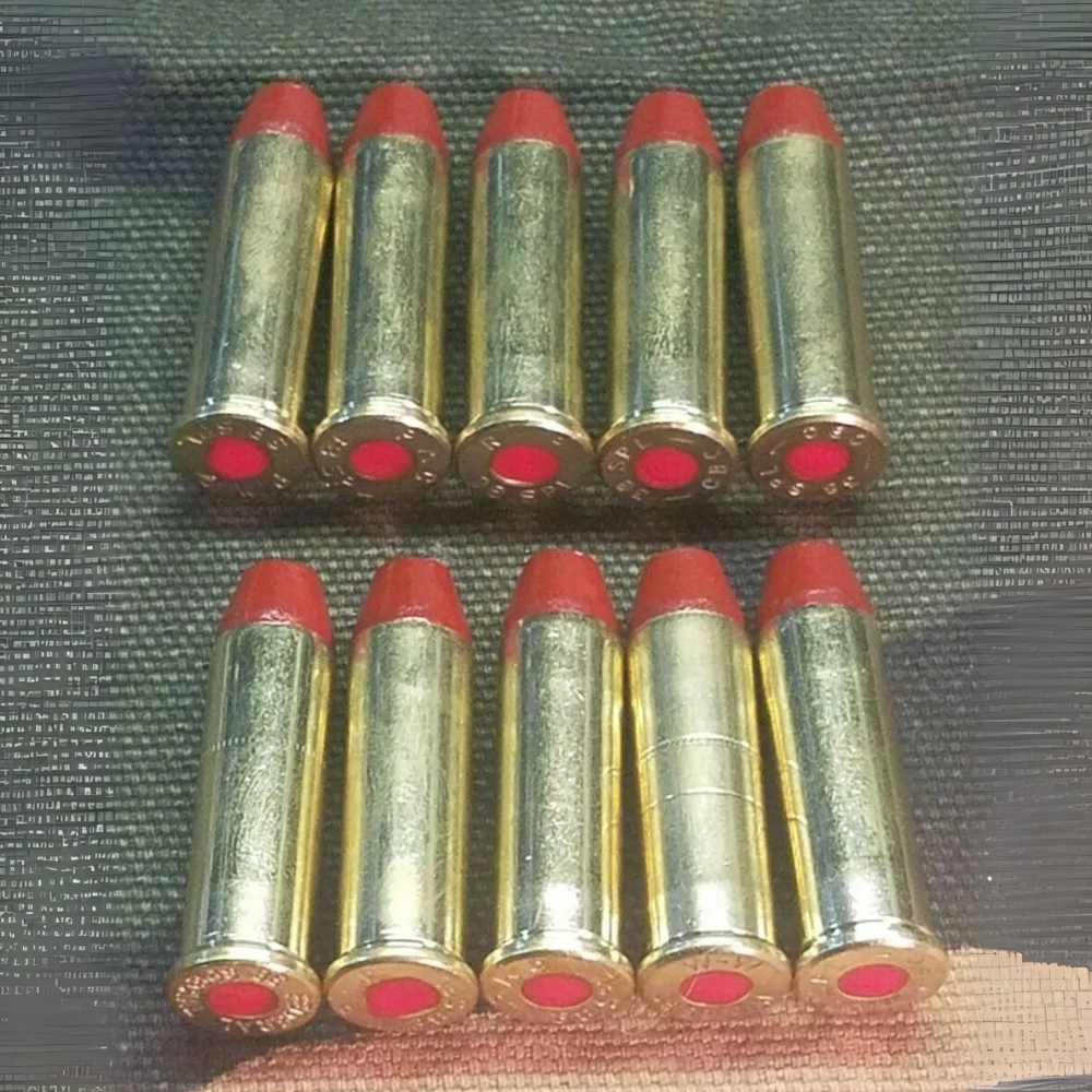38 Special Snap Caps Set of 10 (Red+Brass) Real 125gr Weight!!!