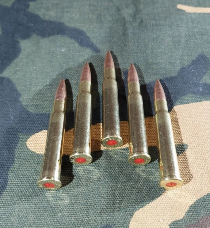 303 British Snap Caps Set of 5 (SafetyRed+Brass+FMJ)