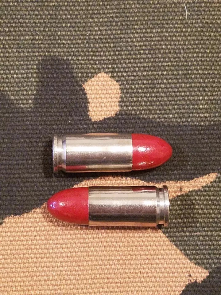 9mm Luger Snap Caps Set of 10 (Red+Nickel) Real Weight!!