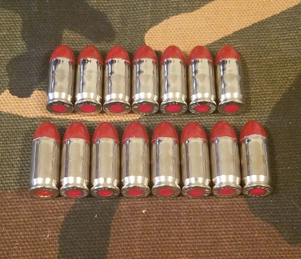 380 Snap Caps Set of 15 (Red+Nickel)