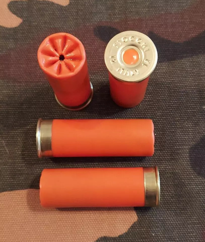 12 Gauge 2 3/4" 1oz. Snap Caps Dummy Training Rounds Set of 5 (Safety Orange)