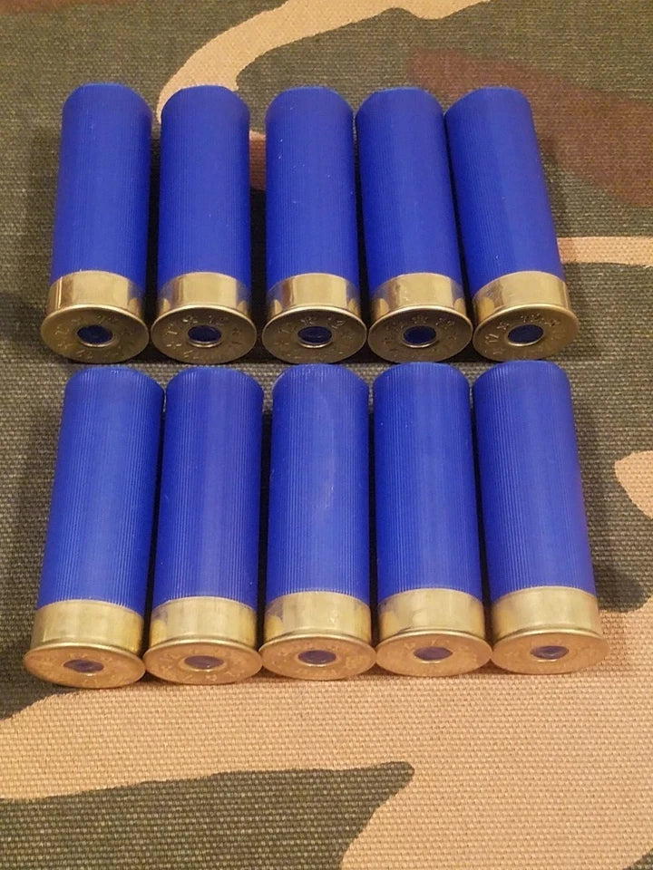 12 Gauge 2 3/4" 1oz. Snap Caps Dummy Training Rounds Set of 10 (Safety Blue)