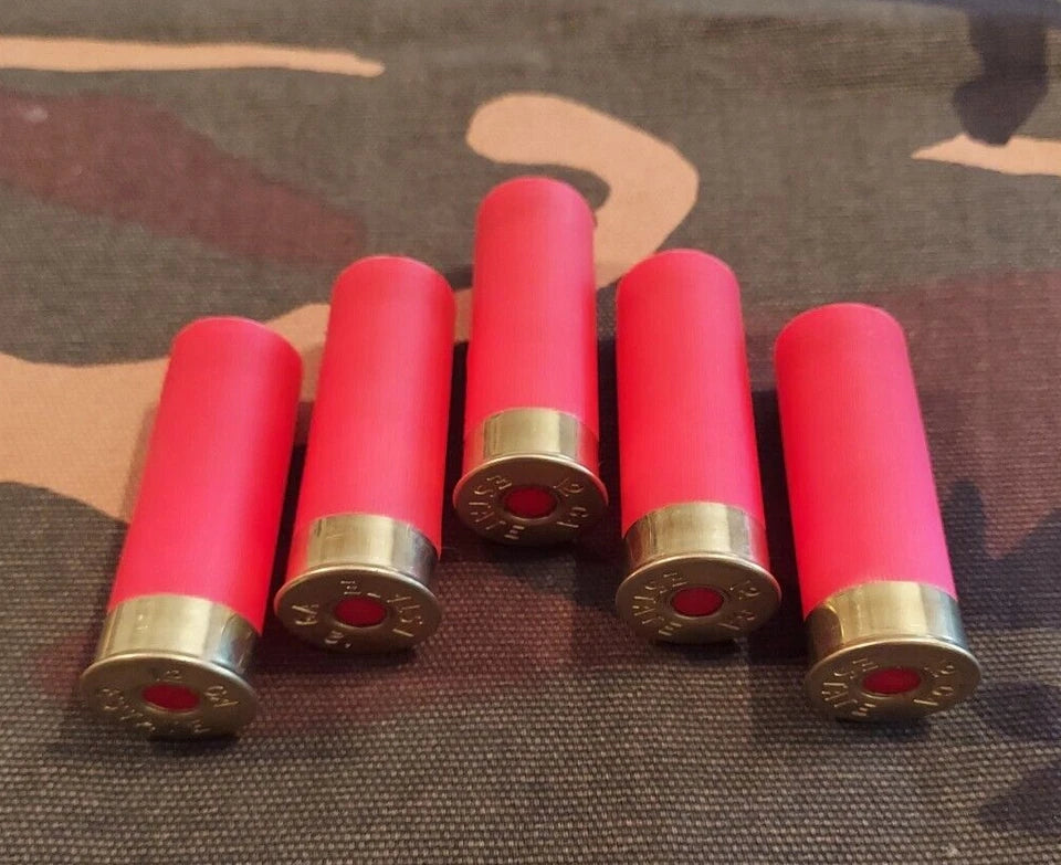 12 Gauge 2 3/4" 1oz. Snap Caps Dummy Training Rounds Set of 5 (Safety Red)