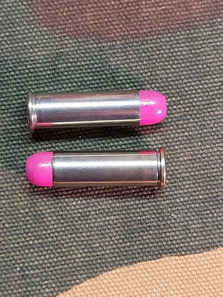 38 Special Snap Caps Set of 6 (Pink+Nickel) Real 125GR Weight!!!