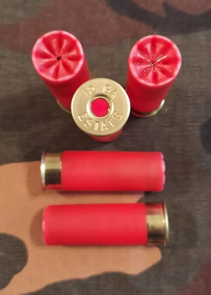 12 Gauge 2 3/4" 1oz. Snap Caps Dummy Training Rounds Set of 5 (Safety Red)