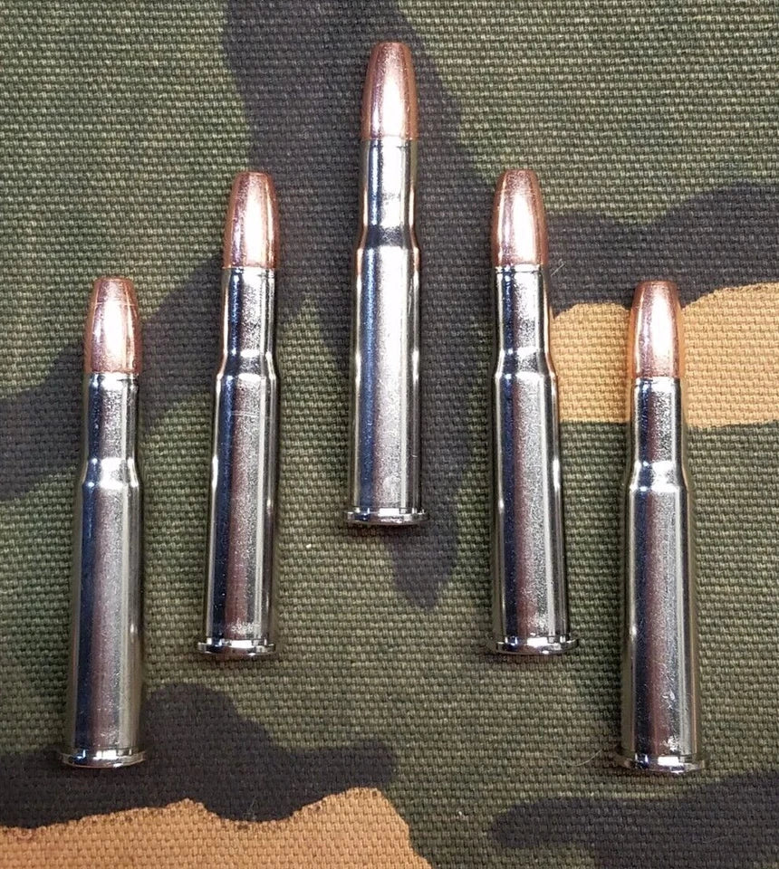 30-30 Winchester Snap Caps Set of 5 (Nickel and Red) 150GR.