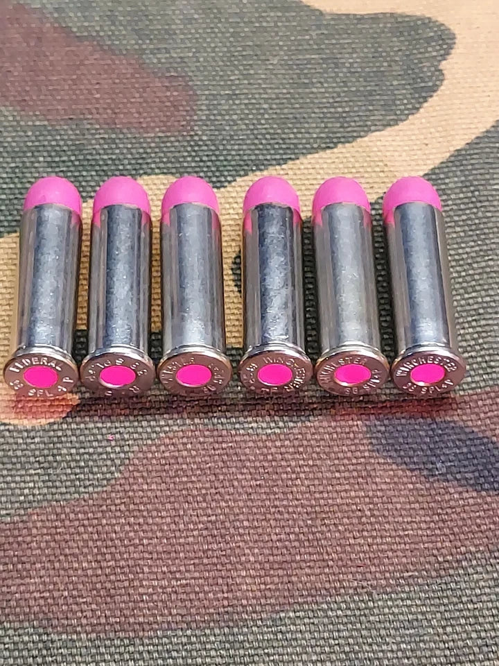 38 Special Snap Caps Set of 6 (Pink+Nickel) Real 125GR Weight!!!