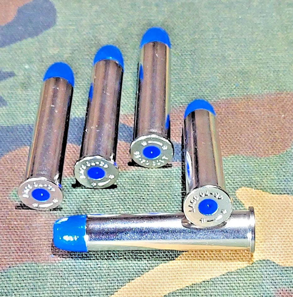 45-70 Government Snap Caps Set of 5 (Nickel+Blue) Real 350GR Weight!!!