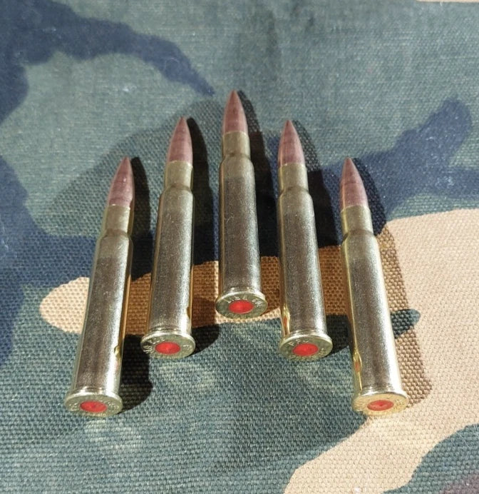 303 British Snap Caps Set of 5 (SafetyRed+Brass+FMJ)