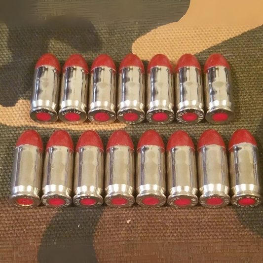380 Snap Caps Set of 15 (Red+Nickel)