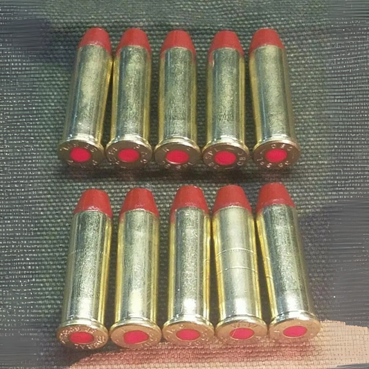 38 Special Snap Caps Set of 10 (Red+Brass) Real 125gr Weight!!!