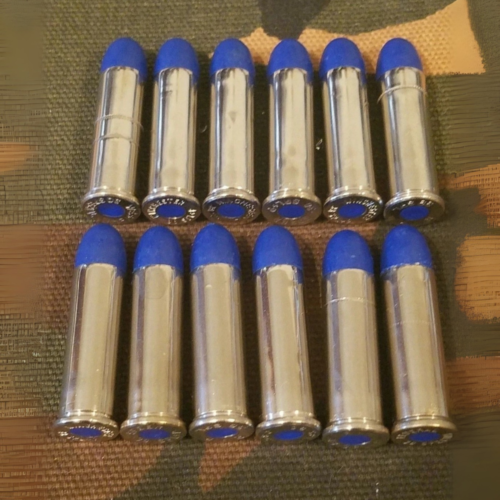 38 Special Snap Caps Set of 12 (Blue+Nickel) Real 125GR Weight!!!