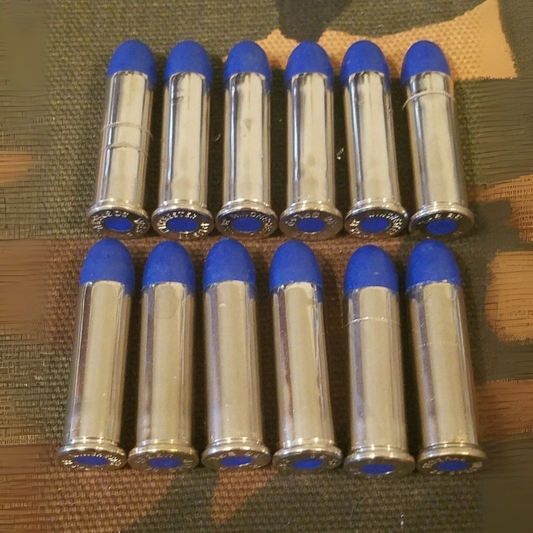 38 Special Snap Caps Set of 12 (Blue+Nickel) Real 125GR Weight!!!