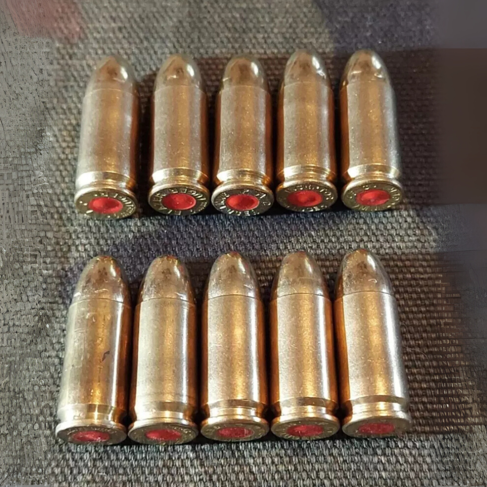 9mm Luger Snap Caps Set of 10 (Brass+Brass)