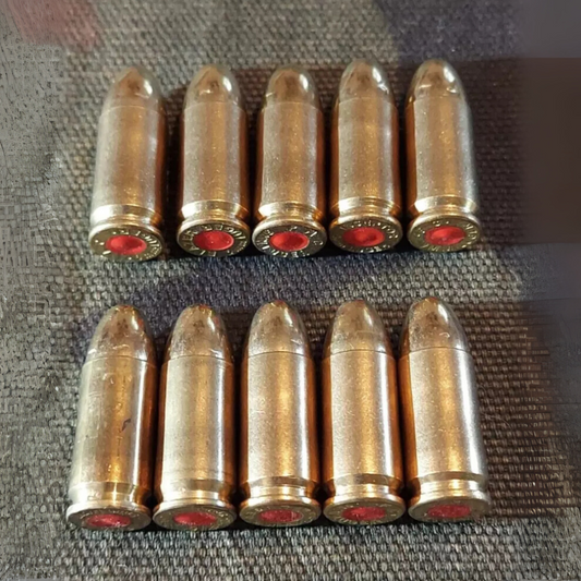 9mm Luger Snap Caps Set of 10 (Brass+Brass)