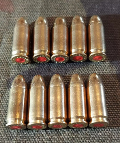 9mm Luger Snap Caps Set of 10 (Brass+Brass)
