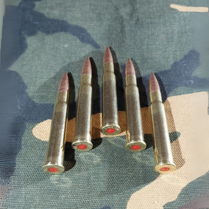 303 British Snap Caps Set of 5 (SafetyRed+Brass+FMJ)