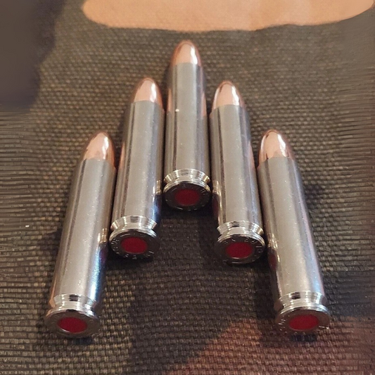 30 Carbine Snap Caps Set of 5 (Nickel+Red)