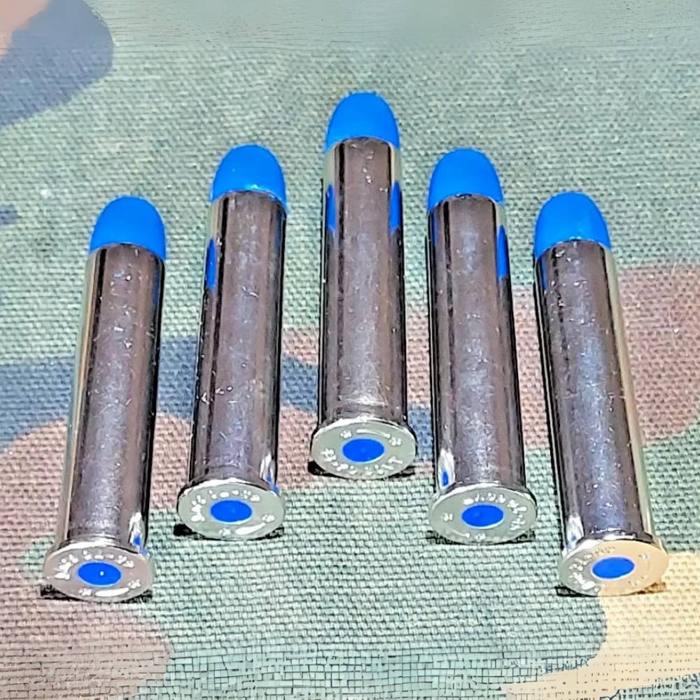 45-70 Government Snap Caps Set of 5 (Nickel+Blue) Real 350GR Weight!!!