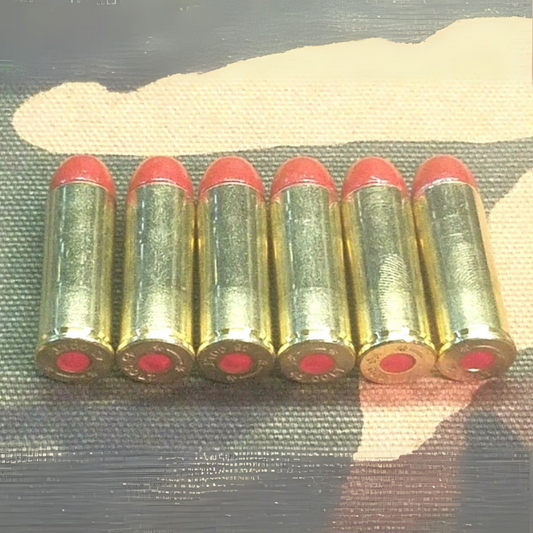 45 Long Colt Snap Caps Set of 6 (Red+Brass) Real Weight!!! 45LC 45 Colt