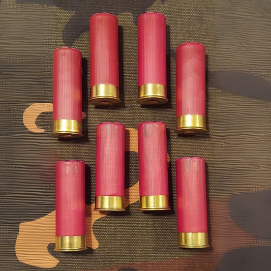12 Gauge 2 3/4" Snap Caps Dummy Training Rounds Set of 8 (Burgandy) 1oz