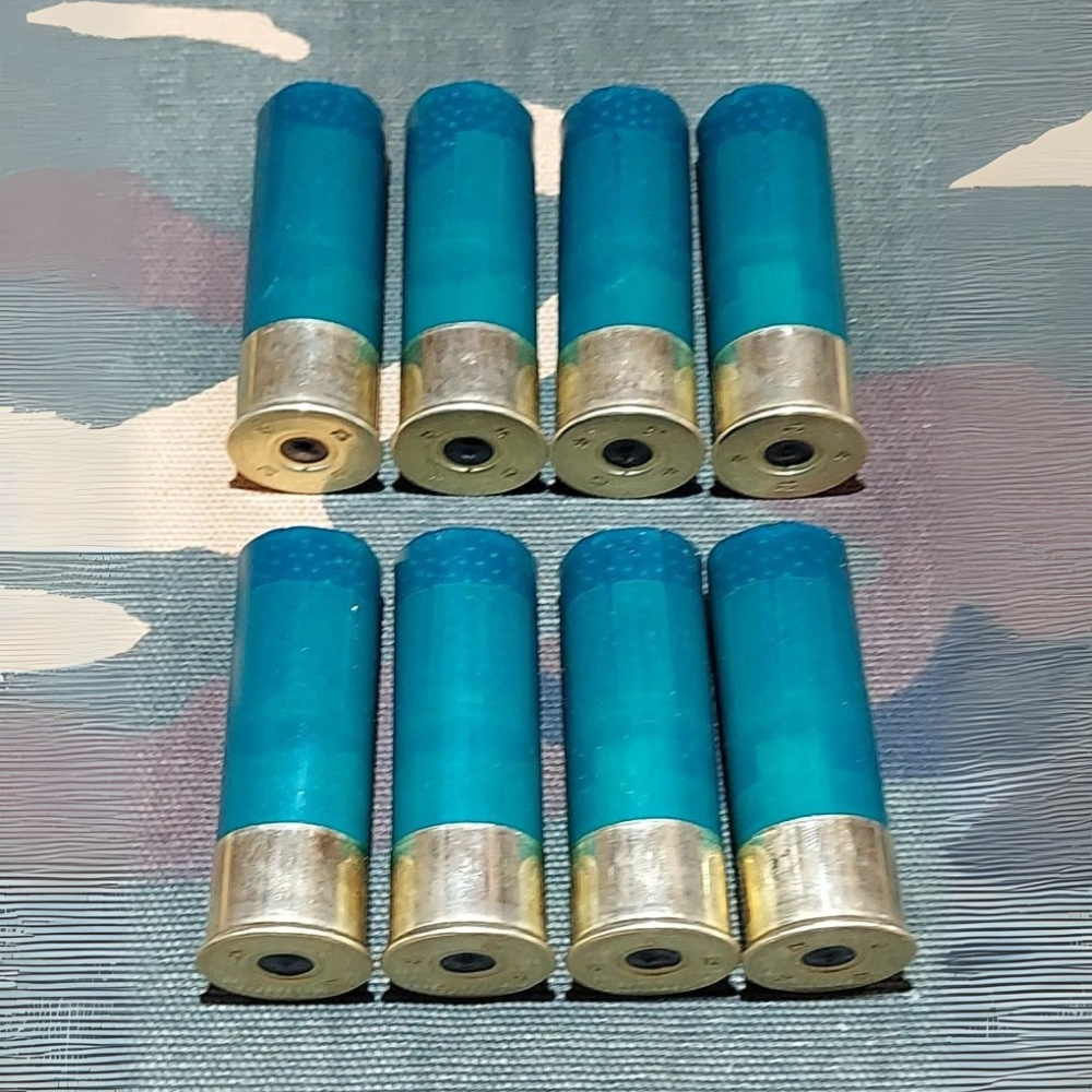 12 Gauge 2 3/4" Snap Caps Dummy Training Rounds Set of 8 (Green) 1oz ea.
