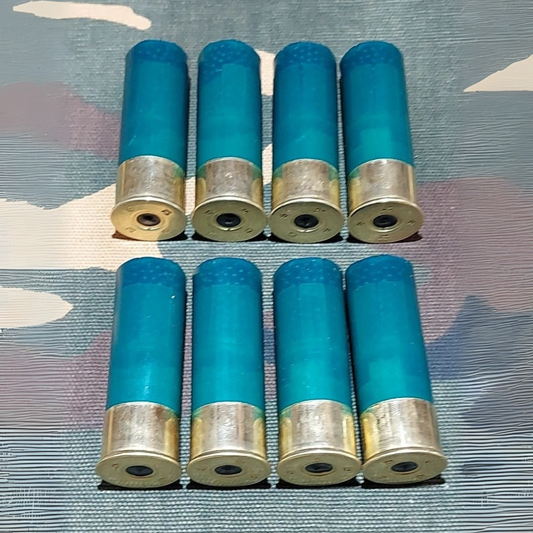 12 Gauge 2 3/4" Snap Caps Dummy Training Rounds Set of 8 (Green) 1oz ea.