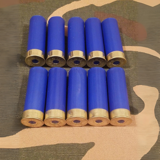 12 Gauge 2 3/4" 1oz. Snap Caps Dummy Training Rounds Set of 10 (Safety Blue)