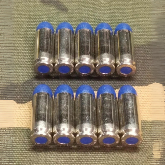 10mm Snap Caps Set of 10 (Blue+Nickel) Real 200GR Weight!!!