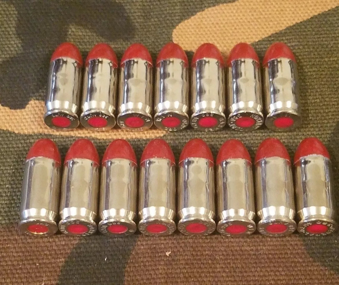 380 Snap Caps Set of 15 (Red+Nickel)