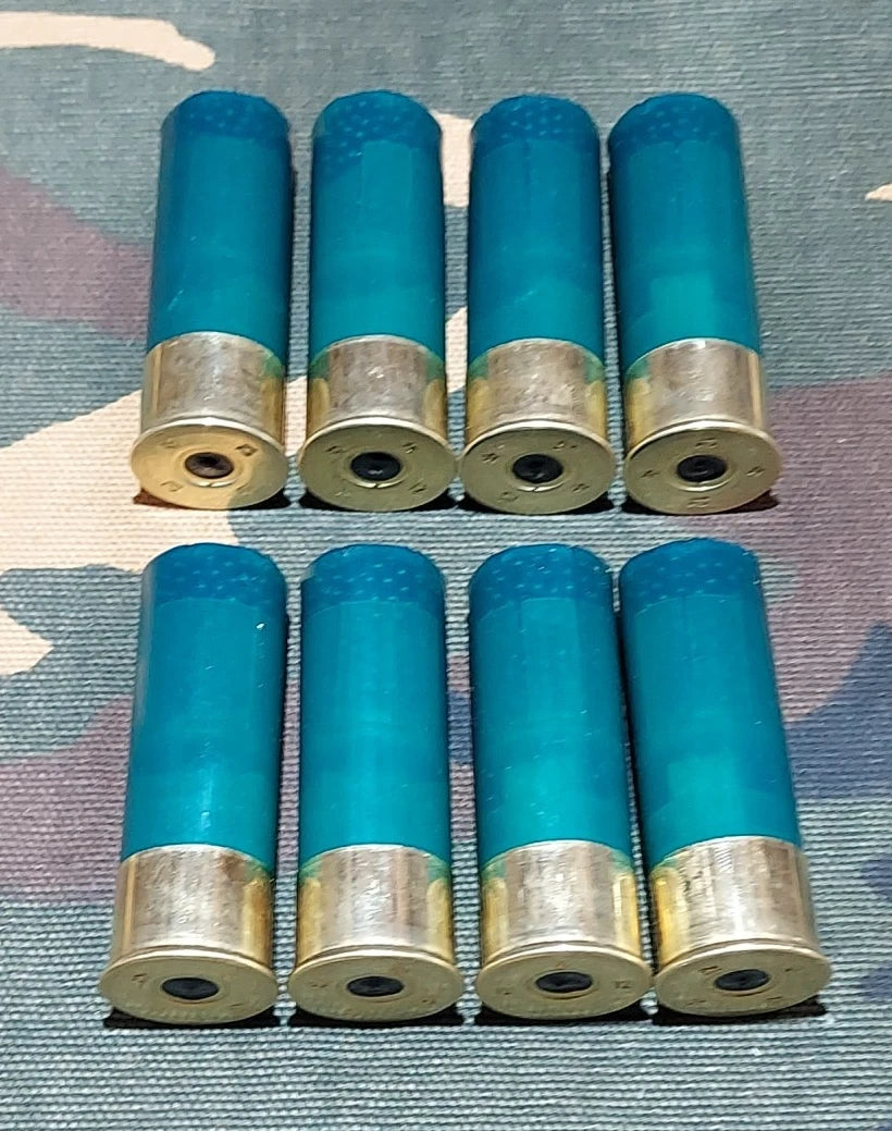 12 Gauge 2 3/4" Snap Caps Dummy Training Rounds Set of 8 (Green) 1oz ea.