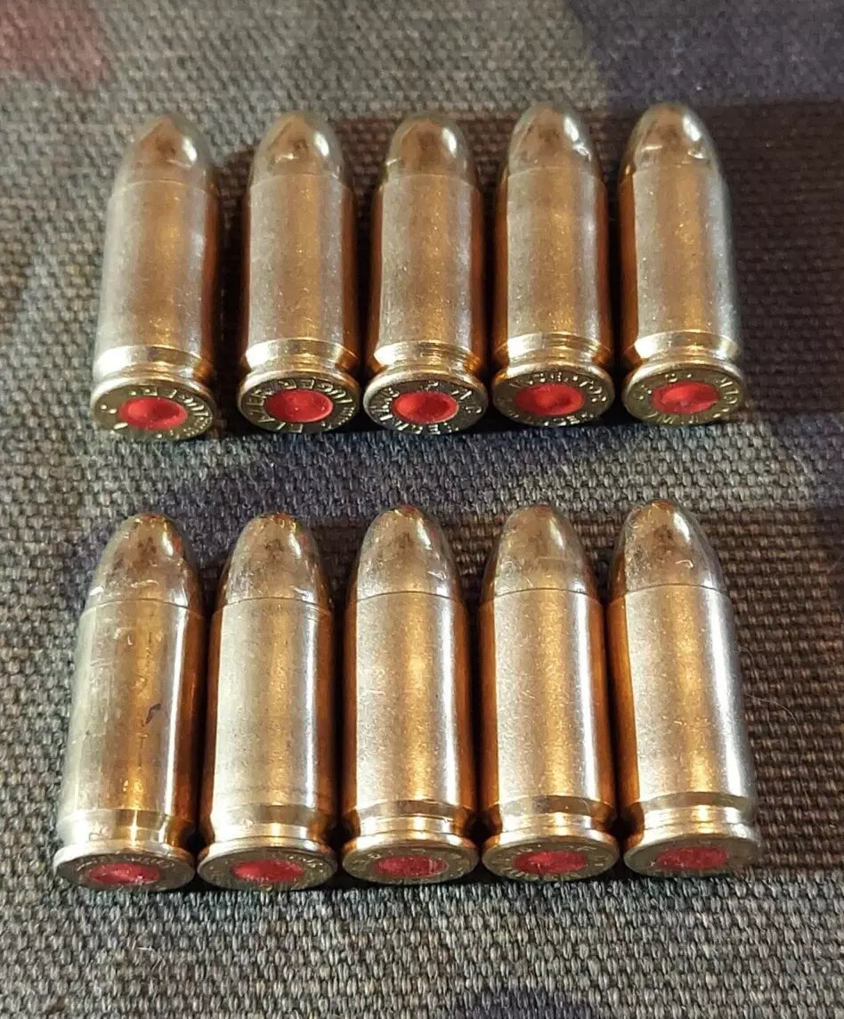 9mm Luger Snap Caps Set of 10 (Brass+Brass)