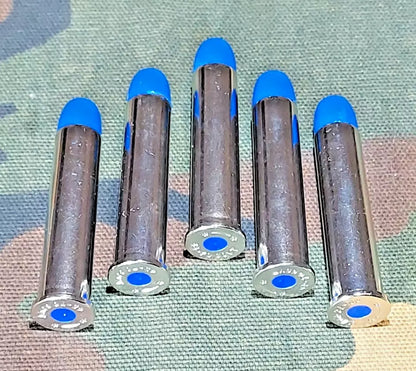 45-70 Government Snap Caps Set of 5 (Nickel+Blue) Real 350GR Weight!!!