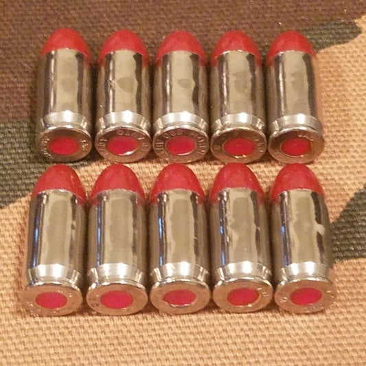380 Snap Caps Set of 10 (Red+Nickel)