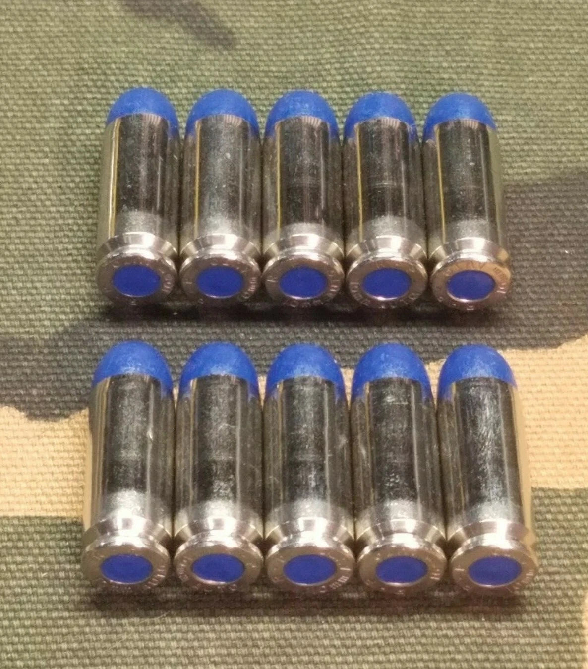 10mm Snap Caps Set of 10 (Blue+Nickel) Real 200GR Weight!!!
