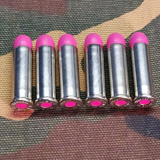 38 Special Snap Caps Set of 6 (Pink+Nickel) Real 125GR Weight!!!