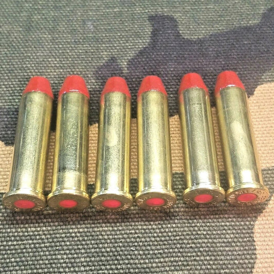 357 Magnum Snap Caps Set of 6 (Brass+Red) Real 125GR Weight!!!