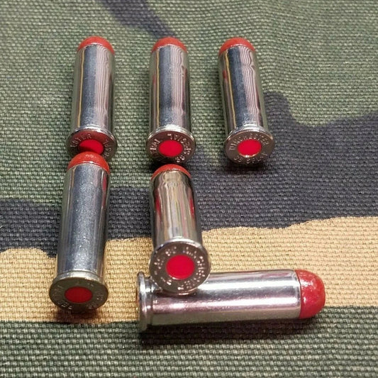 38 Special Snap Caps Set of 6 (Red+Nickel) Real 125GR Weight!!!