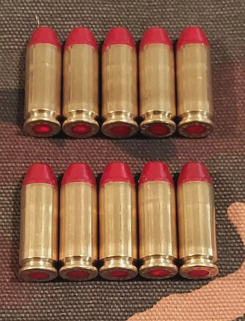 10mm Snap Caps Set of 10 (Brass+Red) Real 200GR Weight!!!