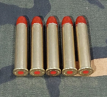 45-70 Government Snap Caps Set of 5 (Brass+Red) Real 350GR Weight!!!