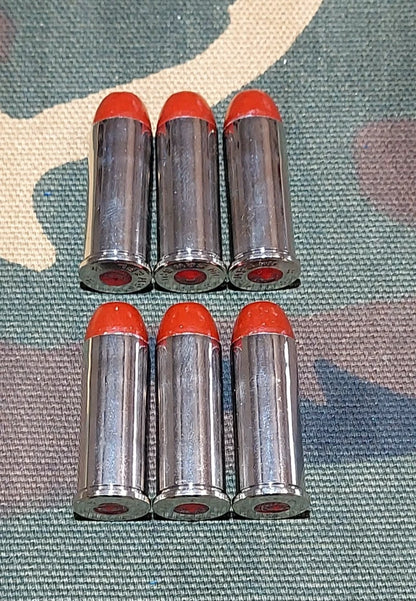 44 Special Snap Caps Set of 6 (Red and Nickel) 200GR. Weighted!!