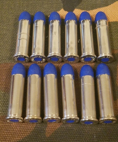38 Special Snap Caps Set of 12 (Blue+Nickel) Real 125GR Weight!!!