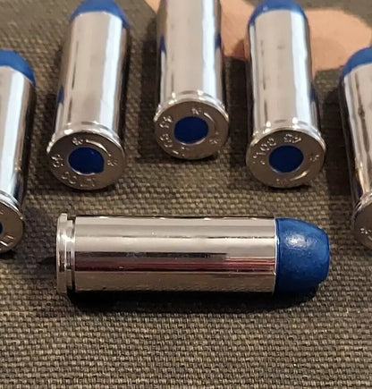 45 Long Colt Snap Caps Set of 6 (Blue+Nickel) Real Weight!!! 45LC 45 Colt