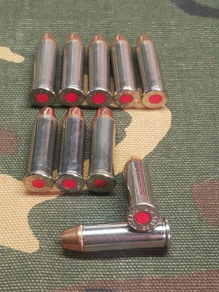 38 Special Snap Caps Set of 10 (Red+Nickel) Real 125gr Weight!!!