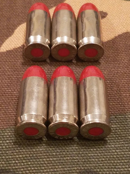 45 ACP Snap Caps Set of 6 (Red+Nickel) Real 230GR Weight!!!