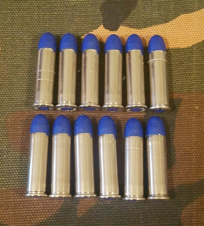 38 Special Snap Caps Set of 12 (Blue+Nickel) Real 125GR Weight!!!