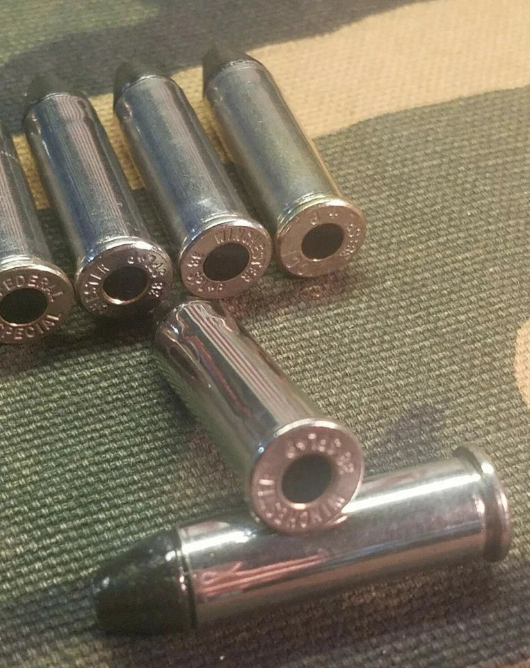 38 Special Snap Caps Set of 6 (Black+Nickel) Real 125GR Weight!!!