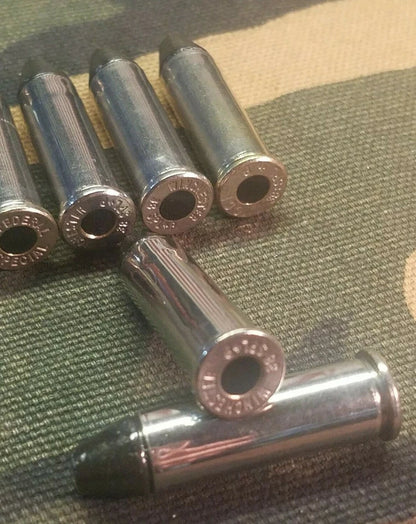 38 Special Snap Caps Set of 6 (Black+Nickel) Real 125GR Weight!!!