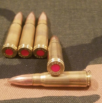 7.62x39 Snap Caps Set of 5 (Safety Red)