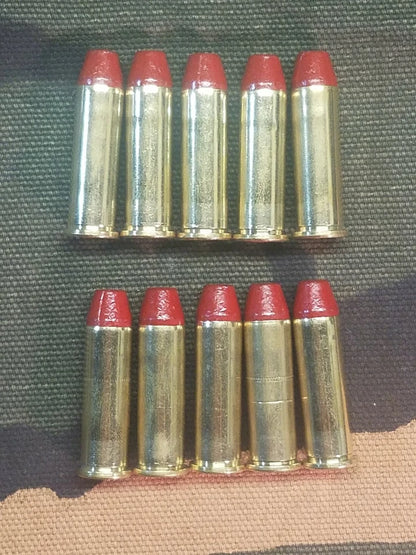 38 Special Snap Caps Set of 10 (Red+Brass) Real 125gr Weight!!!